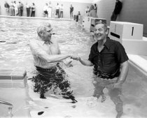 Mayor Bell and Jim Barnett